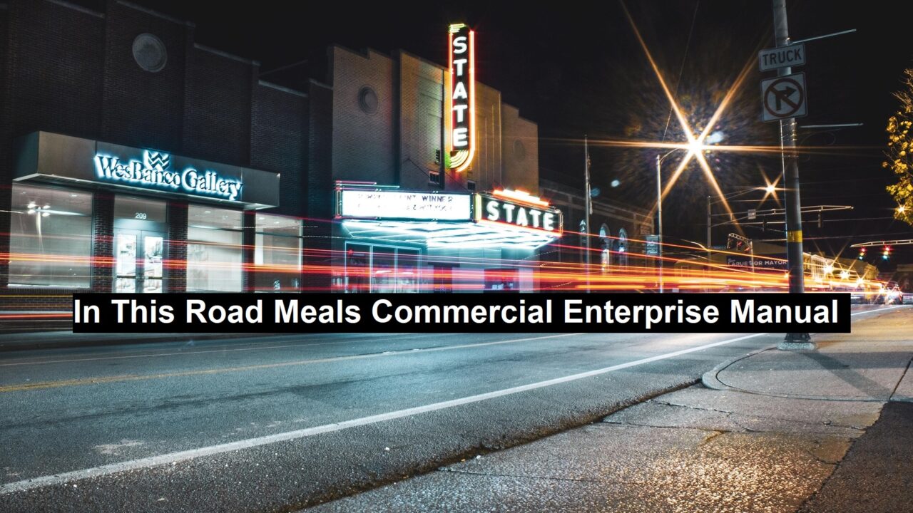 Road Meals Commercial