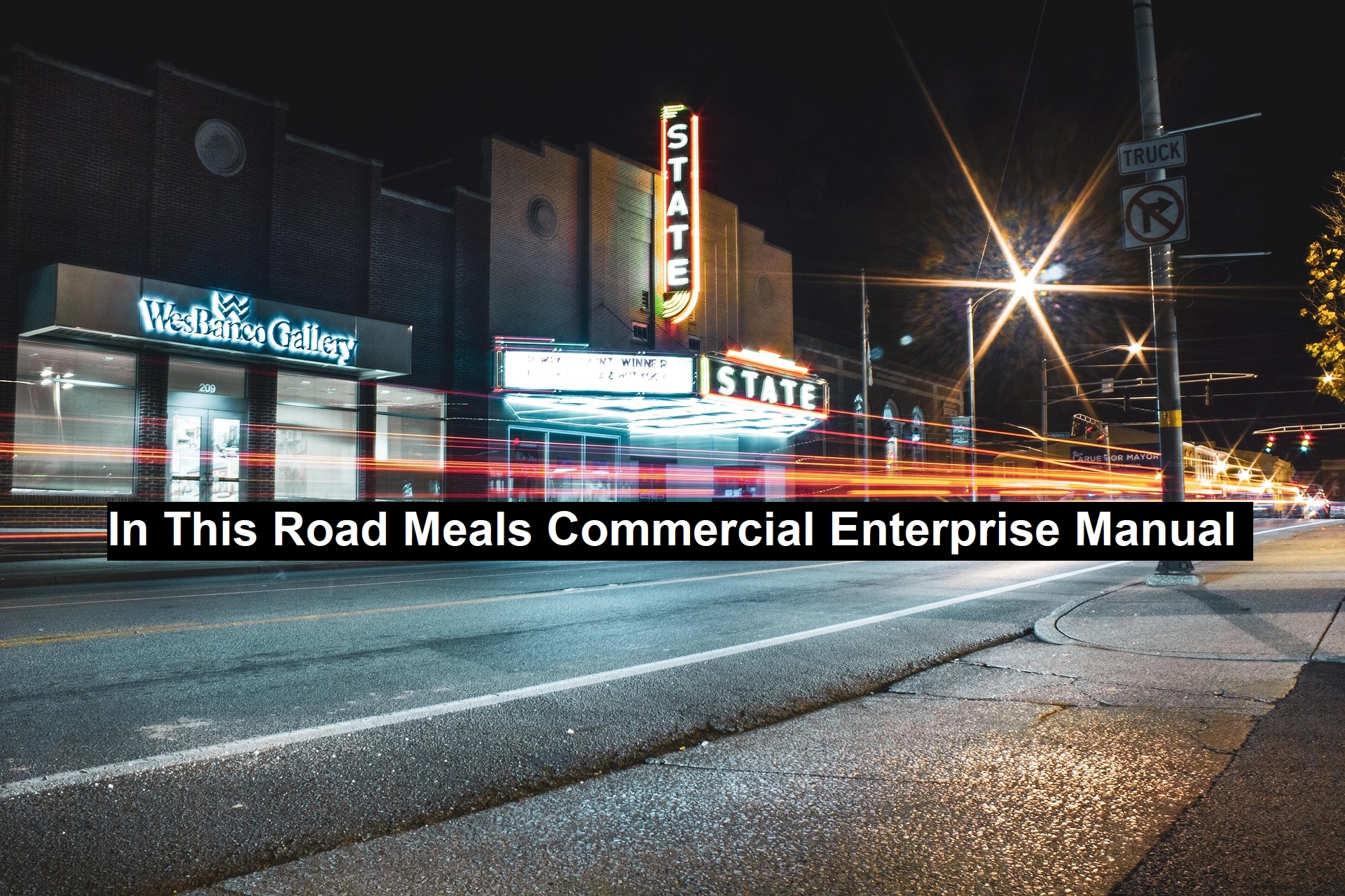 Road Meals Commercial